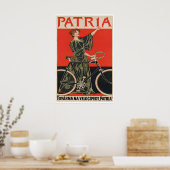 Affiche de cycles Patria Art de cyclisme Impressio (Cuisine)