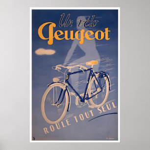 Affiche de cyclisme Art de vélo Impression de vélo