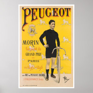 Affiche de cyclisme Art de vélo rétro Impression d