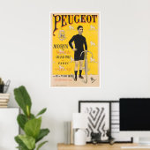 Affiche de cyclisme Art de vélo rétro Impression d (Bureau à domicile)