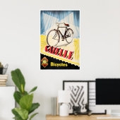 Affiche de cyclisme d'art de vélo Gazelle Bikes Pr (Bureau à domicile)