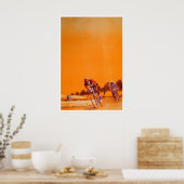 Affiche de cyclisme de vélo Art de vélo de route V (Cuisine)