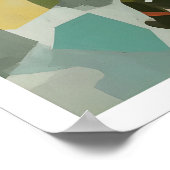 Affiche de cyclisme graphique - Vue d'en haut avec (Coin)