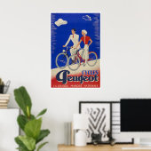 Affiche de cyclisme Impression de vélo Art de bicy (Bureau à domicile)