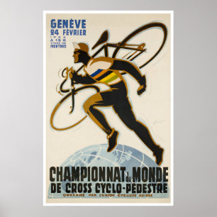 Affiche de cyclisme Rétro Vélo Vintage Cyclisme