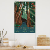 Affiche de cyclisme sur l'ancienne route de La Hon (Cuisine)