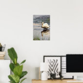 Affiche de cygne (Bureau à domicile)