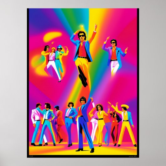 Affiche de danse Bravo (pop art) (Devant)