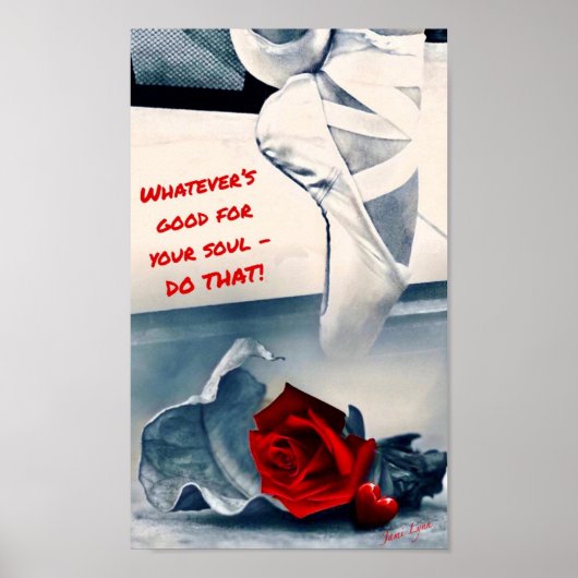 Affiche de danse de ballet Affiche de motivation (Devant)