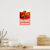 Affiche de danse de ballet cardio gracieux (Cuisine)