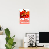 Affiche de danse de ballet cardio gracieux (Bureau à domicile)