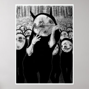 Affiche de danse de monstre