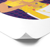 Affiche de danseuse balinaise Matryoshka (Coin)