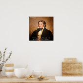 Affiche de Davy Crockett "Aller Au Texas" (Cuisine)