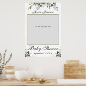 Affiche de décor pour Baby Shower Eucalyptus (Cuisine)