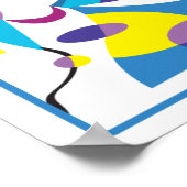 Affiche de décoration abstraite Imagine pour la ch (Coin)