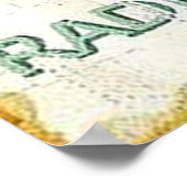 affiche de décoration de la maison de bureau rose  (Coin)