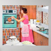 Affiche de décoration de la maison de cuisine vint (Devant)