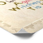 affiche de décoration de la soirée sorcière d'Hall (Coin)