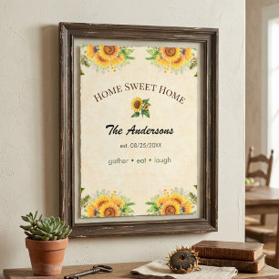 Affiche de décoration de maison de ferme personnal