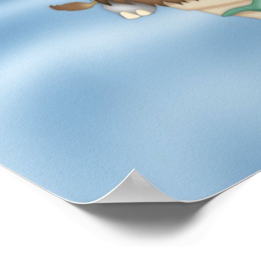 Affiche de DÉCORATION DE NOAHS ARK Rainbow NURSERY (Coin)