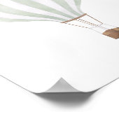 Affiche de décoration de nurserie en vert menthe p (Coin)