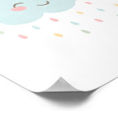 Affiche de décoration de nursery Happy Cloud Paste (Coin)