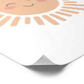 Affiche de décoration de nursery neutre et joyeux  (Coin)