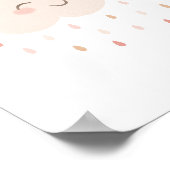 Affiche de décoration de nursery nuage heureux neu (Coin)