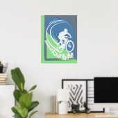 Affiche de décoration de vélo tout terrain VTT vél (Bureau à domicile)