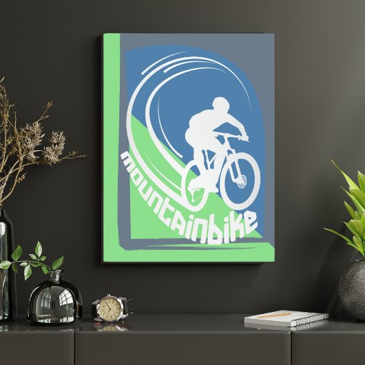 Affiche de décoration de vélo tout terrain VTT vél