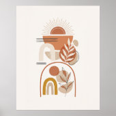Affiche de décoration murale abstraite géométrique (Devant)