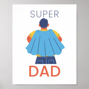 Affiche de décoration murale Cape de super-héros S