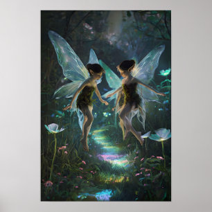 Affiche de décoration murale de fée magique