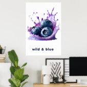 Affiche de décoration murale de fruits Splash d'ét (Bureau à domicile)