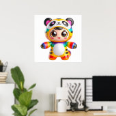Affiche de décoration murale de monstre de chat mi (Bureau à domicile)