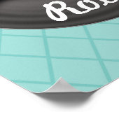 Affiche de décoration murale de musique de disque (Coin)