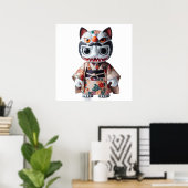 Affiche de décoration murale de poupée adorable po (Bureau à domicile)