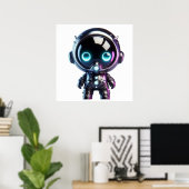 Affiche de décoration murale de poupée kawaii pour (Bureau à domicile)