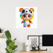 Affiche de décoration murale de poupée mignonne po (Bureau à domicile)