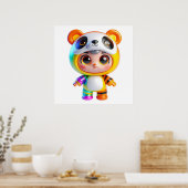 Affiche de décoration murale de poupée mignonne po (Cuisine)