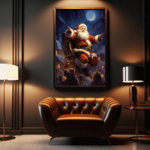 Affiche de décoration murale de Sentaclouse