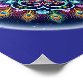 Affiche de décoration murale mandala cosmique (Coin)