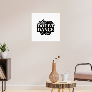 Affiche de décoration murale motivante