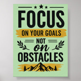 Affiche de décoration murale motivante axée sur vo