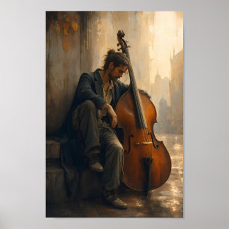 Affiche de décoration murale Rêverie Jazz sous la 