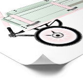 Affiche de décoration pour enfants avec chariot jo (Coin)