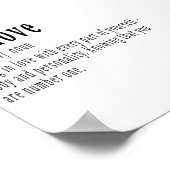 Affiche de définition de l'amour de soi, nouvelle  (Coin)