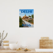 Affiche de Delhi, Inde (Cuisine)