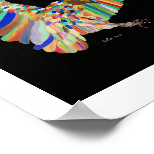 Affiche de design créatif de Rainbow LeeMarie (Coin)